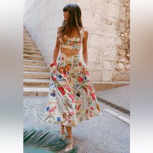 NWT SOLD OUT ZARA PRINTED SET